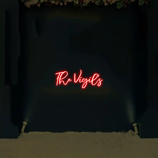 CREATE YOUR OWN WEDDING NEON SIGN The Vigil’s