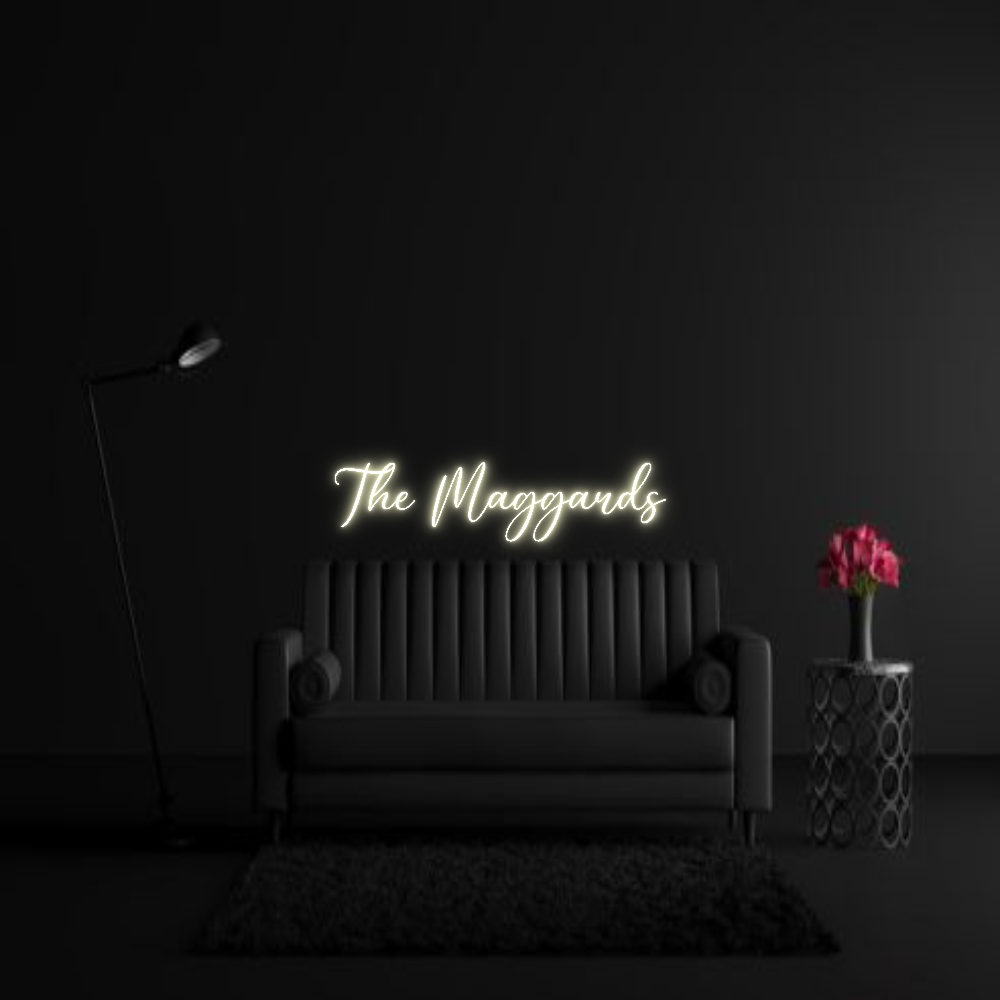 CREATE YOUR OWN WEDDING NEON SIGN The Maggards