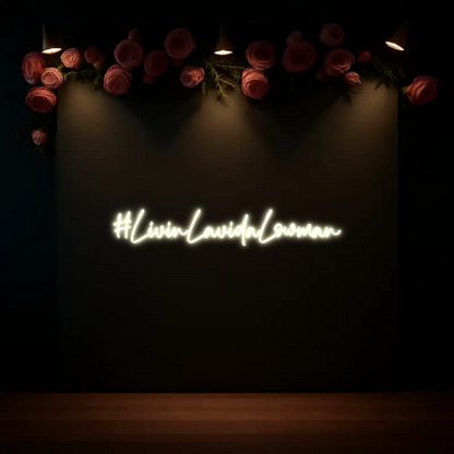 CREATE YOUR OWN WEDDING NEON SIGN #LivinLavidaL...