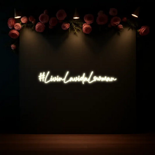 CREATE YOUR OWN WEDDING NEON SIGN #LivinLavidaL...