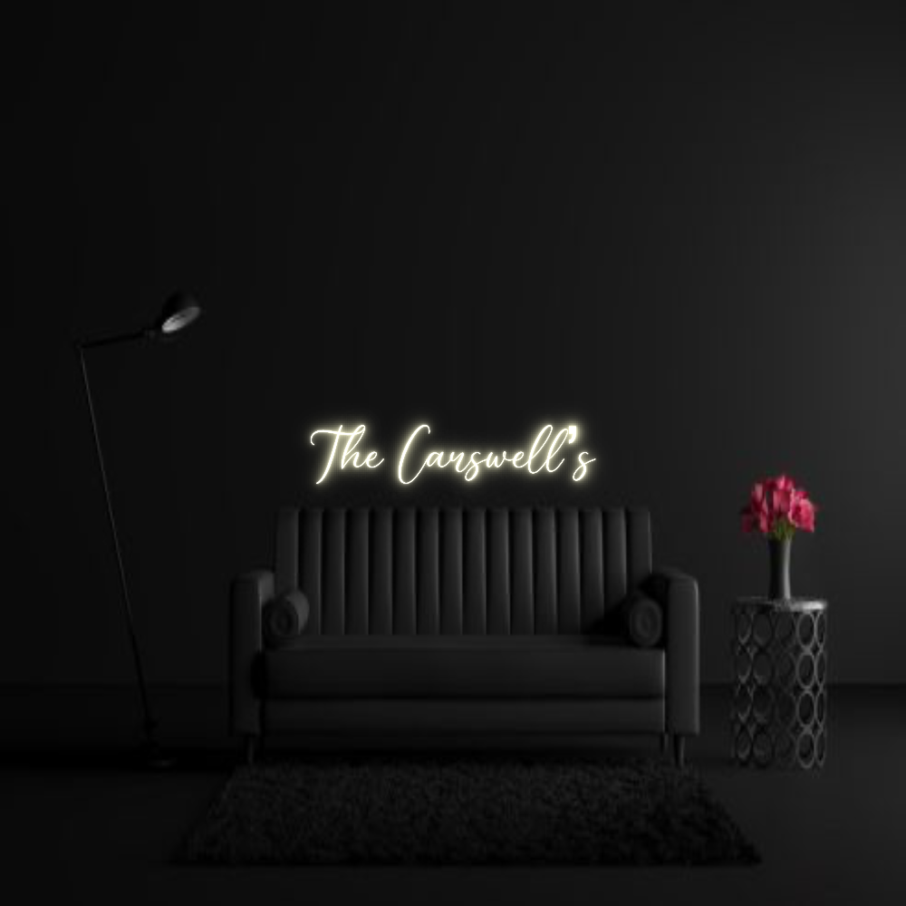 CREATE YOUR OWN WEDDING NEON SIGN The Carswell’s