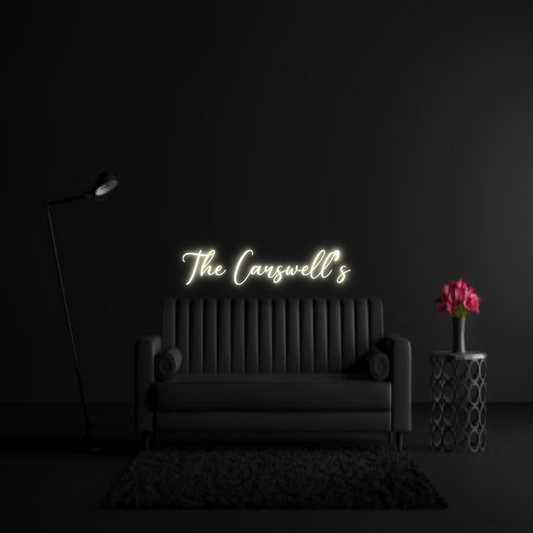 CREATE YOUR OWN WEDDING NEON SIGN The Carswell’s