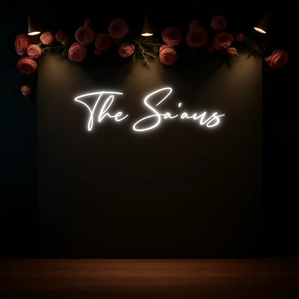 CREATE YOUR OWN WEDDING NEON SIGN The Sa'aus