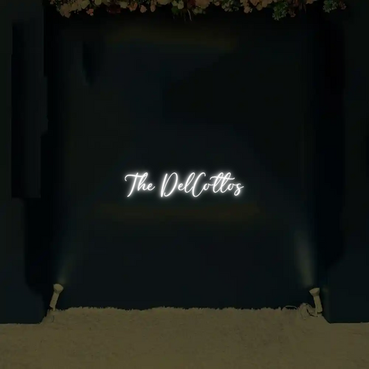 CREATE YOUR OWN WEDDING NEON SIGN The DelCottos