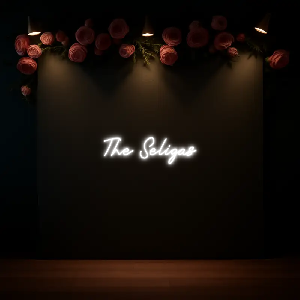 CREATE YOUR OWN WEDDING NEON SIGN The Seligas