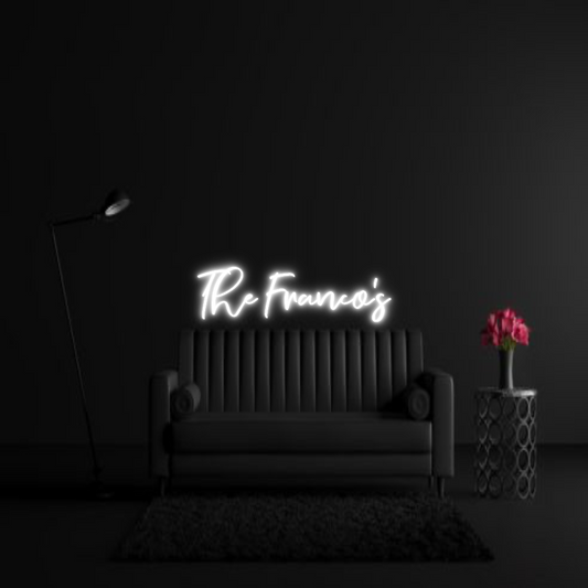 CREATE YOUR OWN WEDDING NEON SIGN The Franco’s