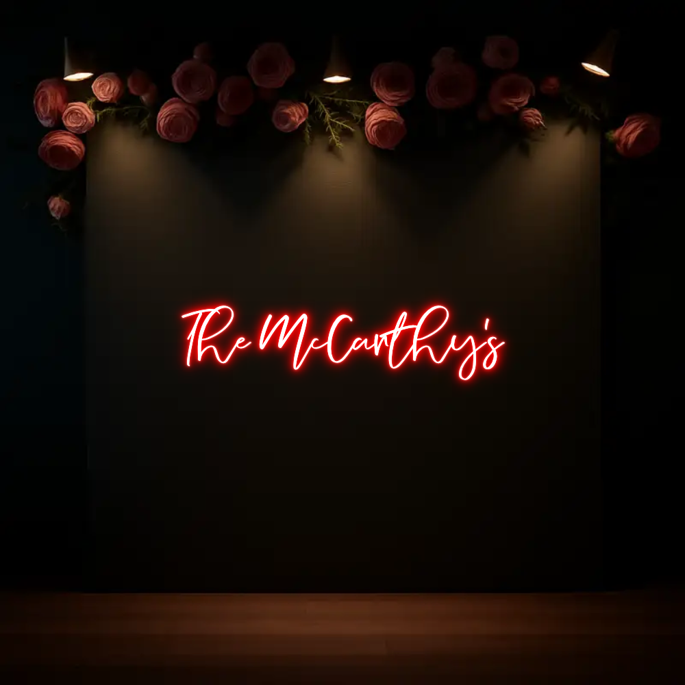 CREATE YOUR OWN WEDDING NEON SIGN The McCarthy’s