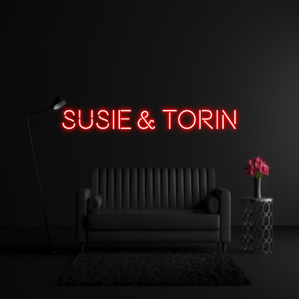 CREATE YOUR OWN WEDDING NEON SIGN Susie & Torin