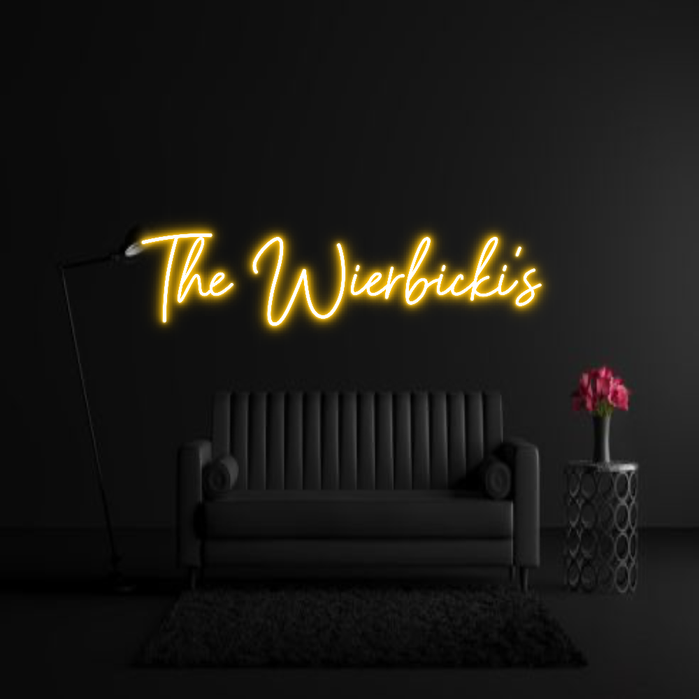 CREATE YOUR OWN WEDDING NEON SIGN The Wierbicki...