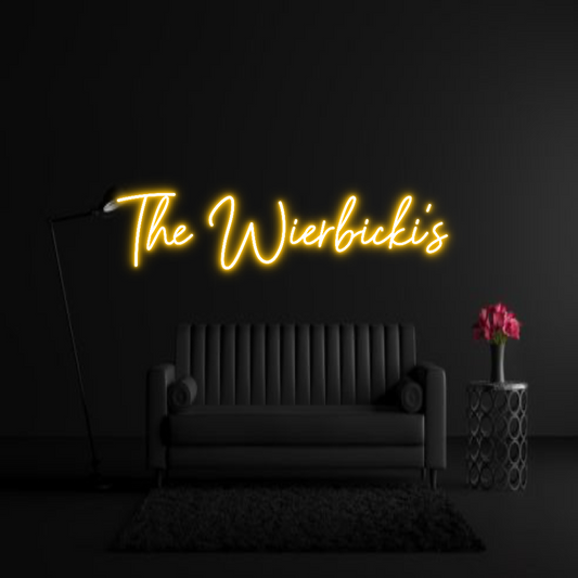 CREATE YOUR OWN WEDDING NEON SIGN The Wierbicki...