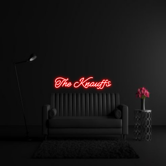 CREATE YOUR OWN WEDDING NEON SIGN The Knauffs