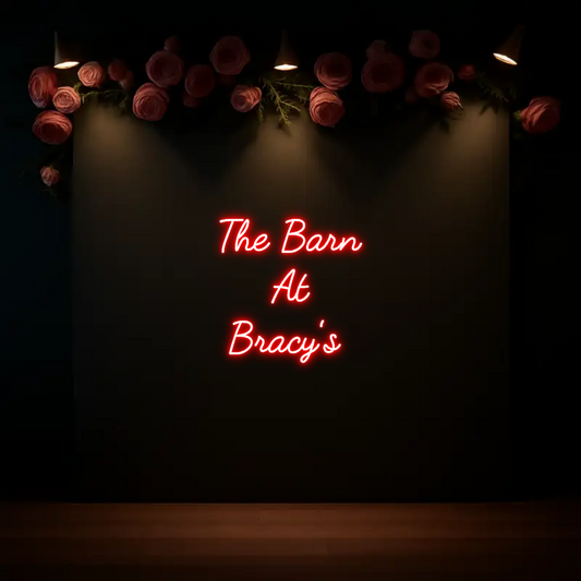 CREATE YOUR OWN WEDDING NEON SIGN The Barn
At
...