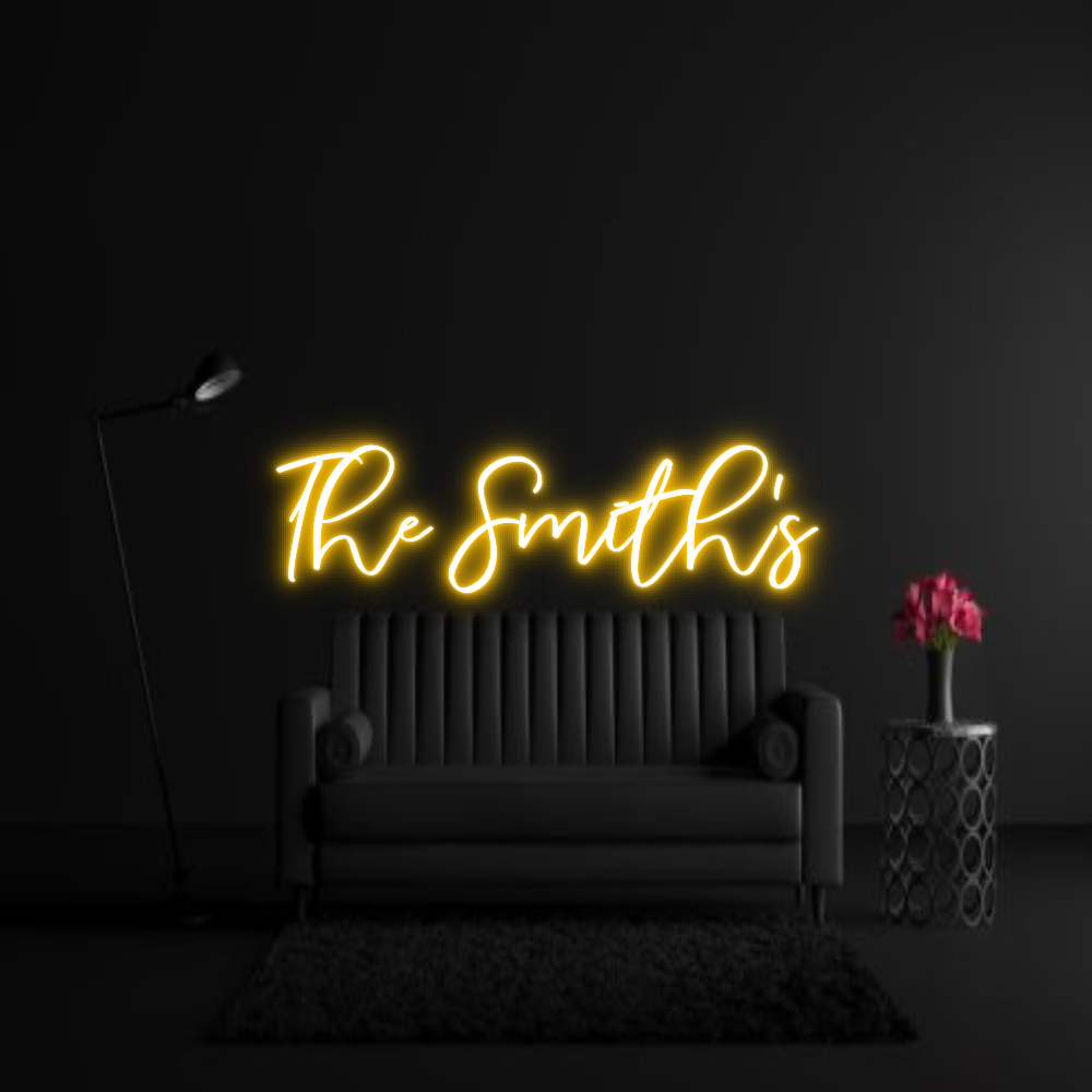 CREATE YOUR OWN WEDDING NEON SIGN The Smith’s