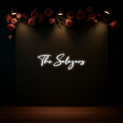 CREATE YOUR OWN WEDDING NEON SIGN The Salazars