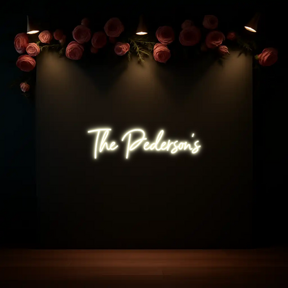 CREATE YOUR OWN WEDDING NEON SIGN The Pederson's