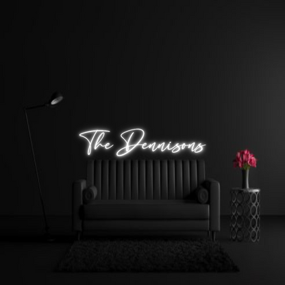 CREATE YOUR OWN WEDDING NEON SIGN The Dennisons