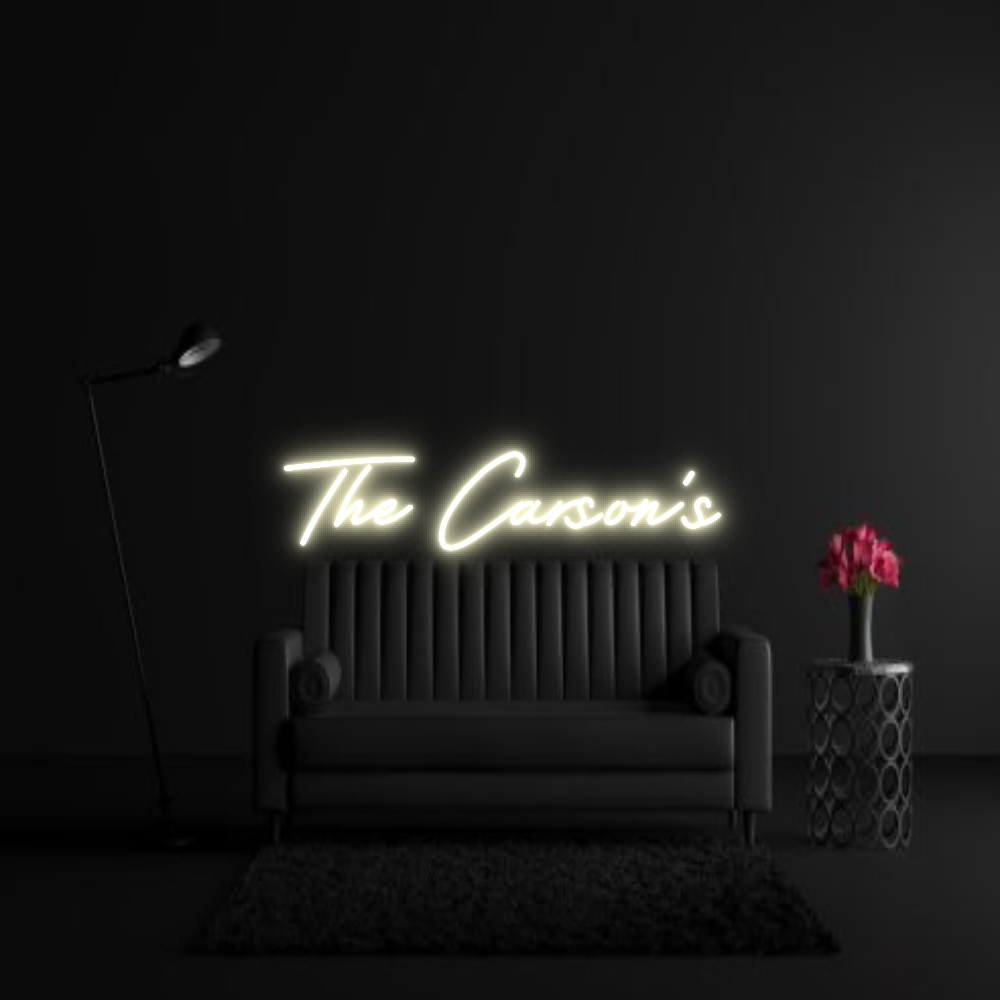 CREATE YOUR OWN WEDDING NEON SIGN The Carson’s