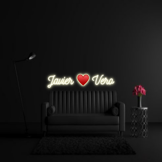 CREATE YOUR OWN WEDDING NEON SIGN Javier ♥️ Vero