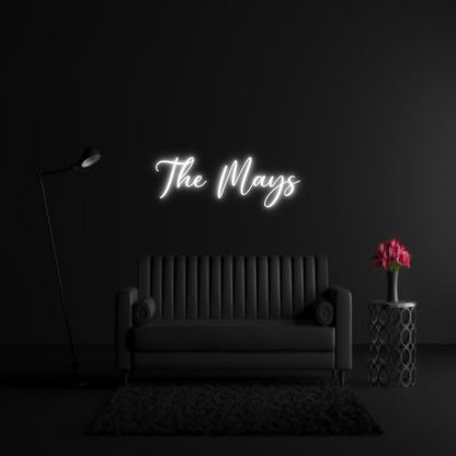 CREATE YOUR OWN WEDDING NEON SIGN The Mays