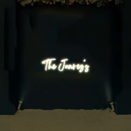 CREATE YOUR OWN WEDDING NEON SIGN The Juarez’s
