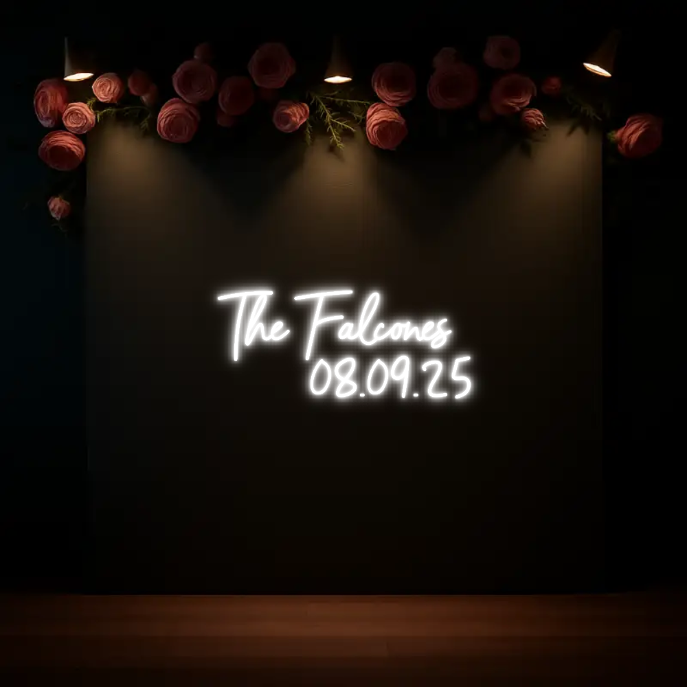 CREATE YOUR OWN WEDDING NEON SIGN The Falcones ...