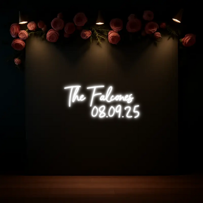 CREATE YOUR OWN WEDDING NEON SIGN The Falcones ...