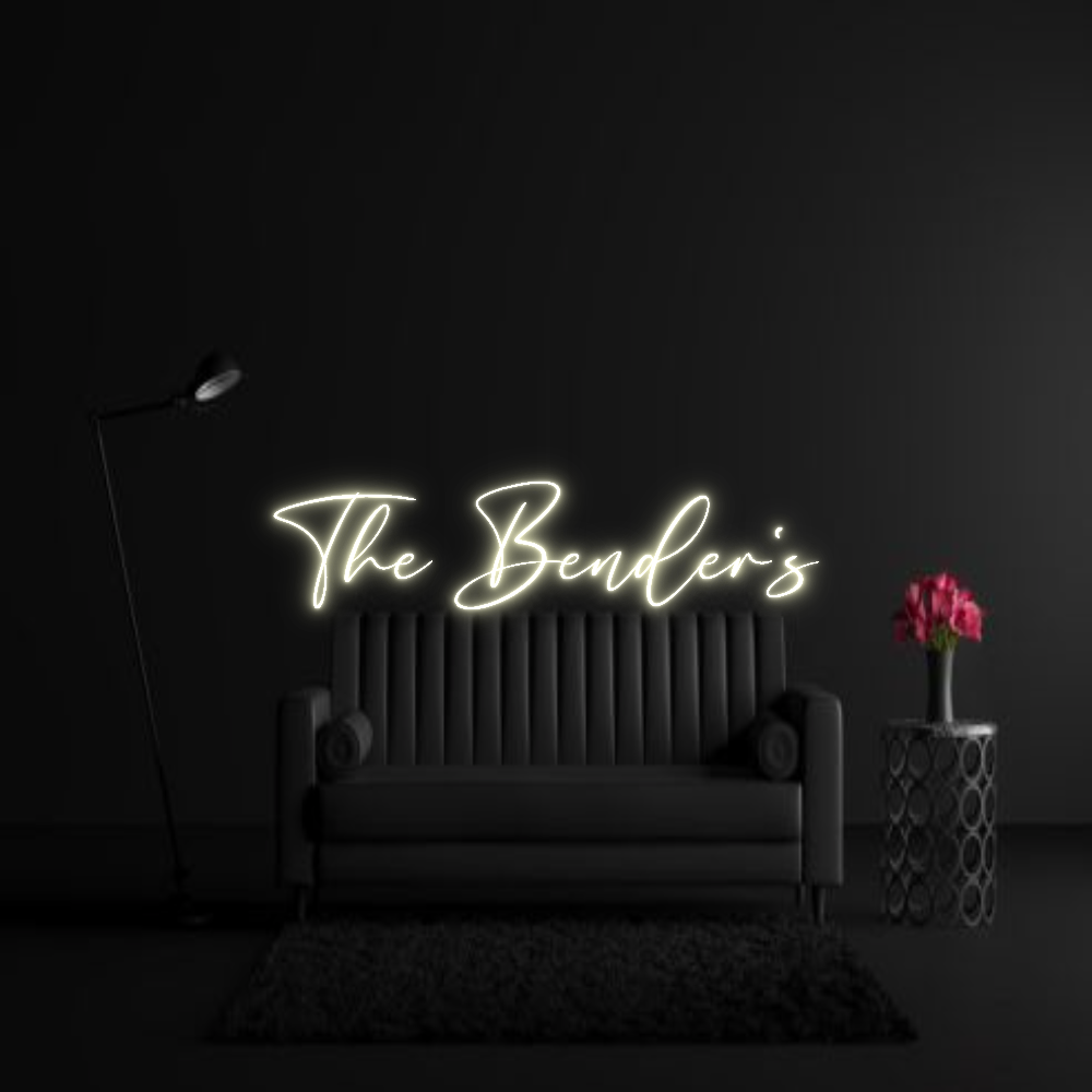CREATE YOUR OWN WEDDING NEON SIGN The Bender's