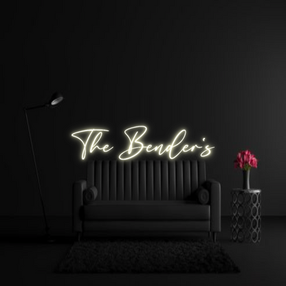 CREATE YOUR OWN WEDDING NEON SIGN The Bender's