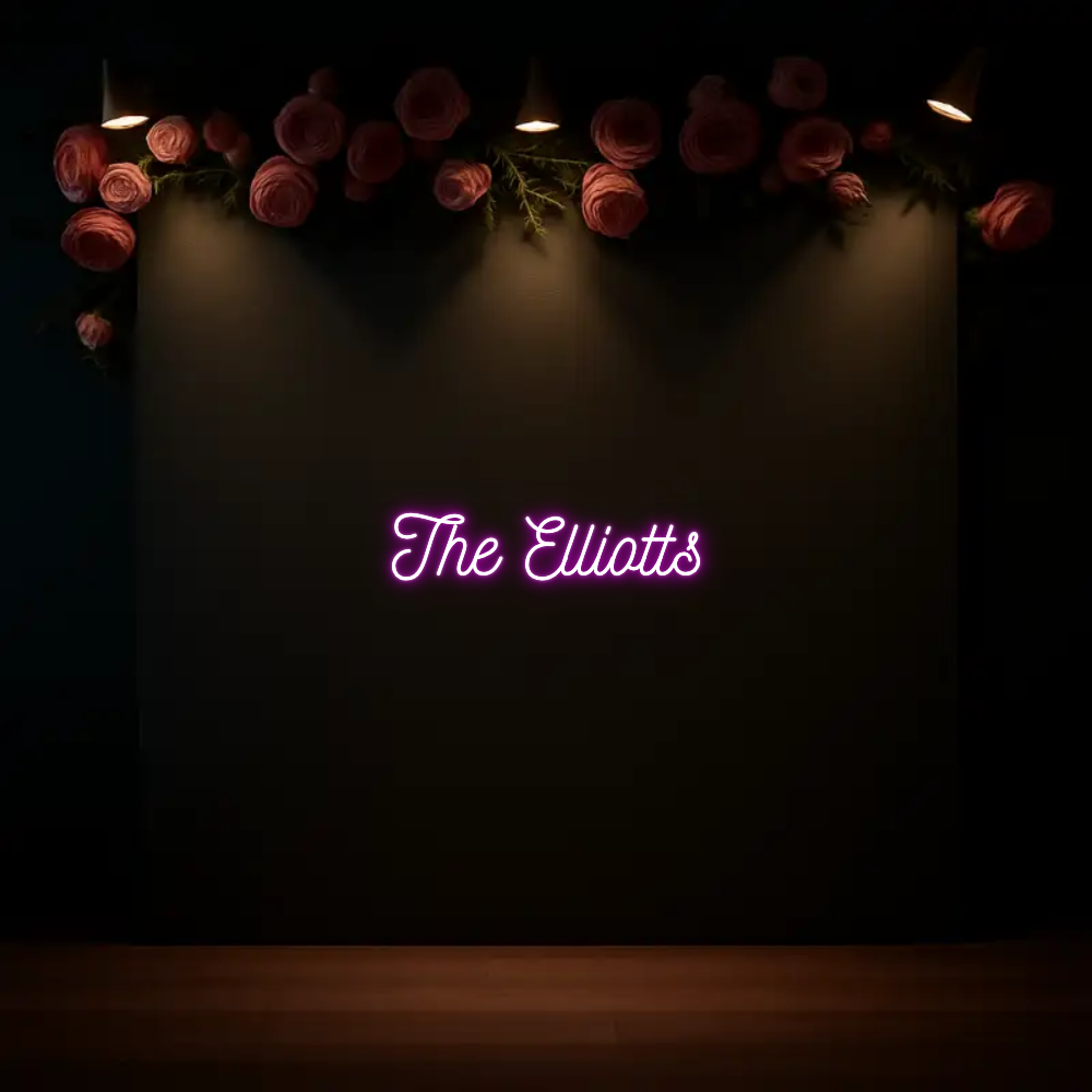 CREATE YOUR OWN WEDDING NEON SIGN The Elliotts