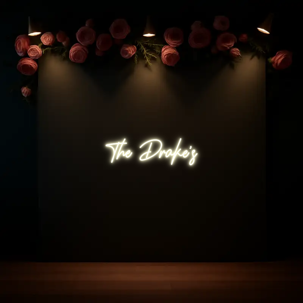 CREATE YOUR OWN WEDDING NEON SIGN The Drake’s