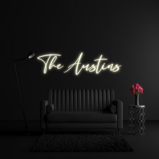 CREATE YOUR OWN WEDDING NEON SIGN The Austins