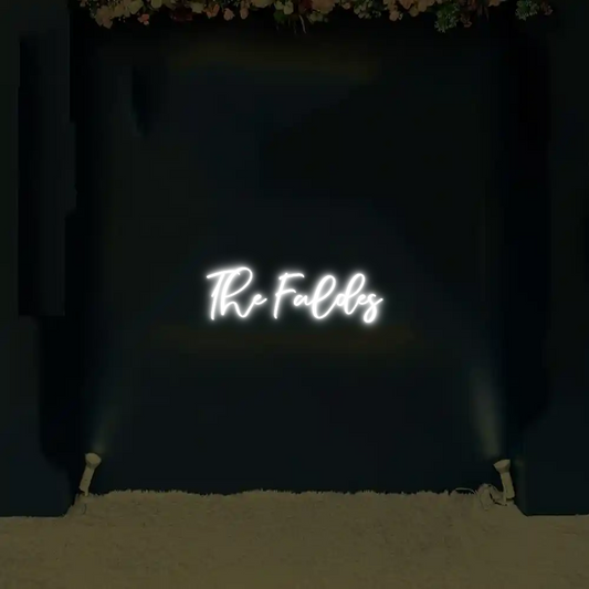 CREATE YOUR OWN WEDDING NEON SIGN The Faldes