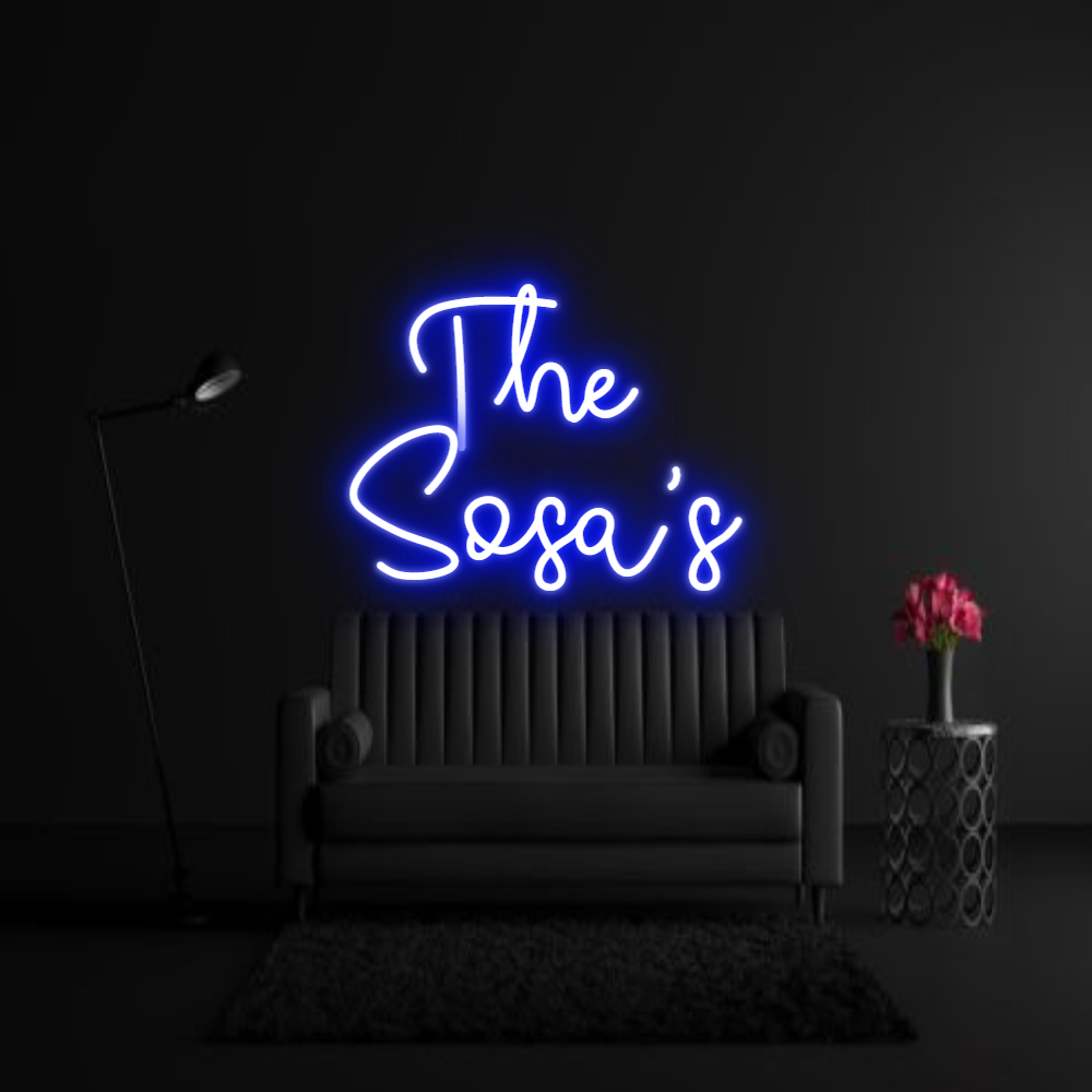 CREATE YOUR OWN WEDDING NEON SIGN The 
Sosa's