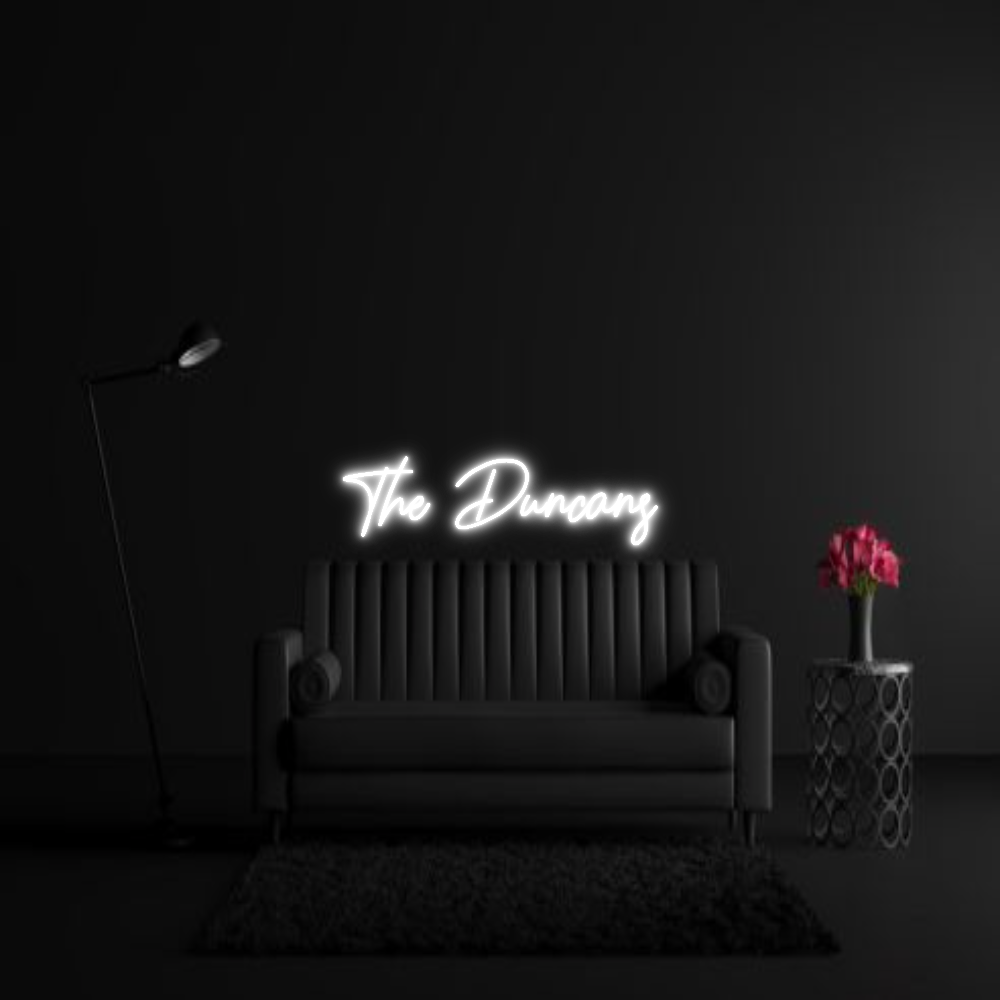 CREATE YOUR OWN WEDDING NEON SIGN The Duncans