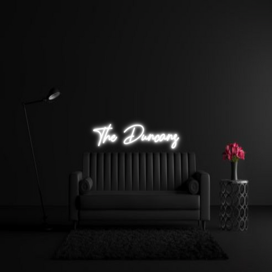 CREATE YOUR OWN WEDDING NEON SIGN The Duncans