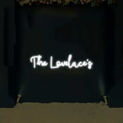 CREATE YOUR OWN WEDDING NEON SIGN The Lovelace's