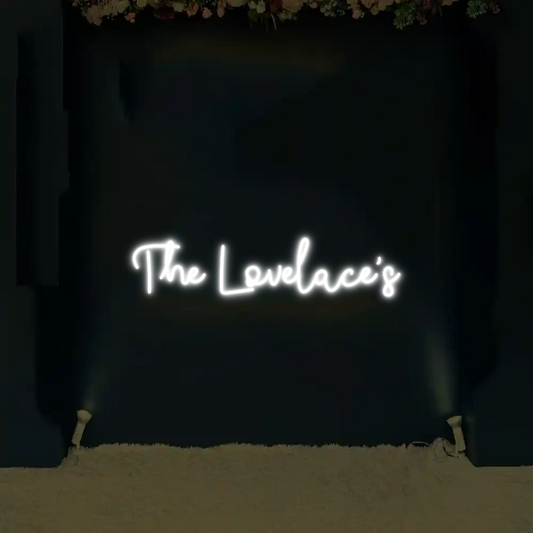 CREATE YOUR OWN WEDDING NEON SIGN The Lovelace's