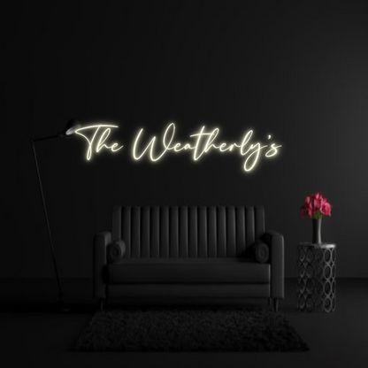 CREATE YOUR OWN WEDDING NEON SIGN The Weatherly...