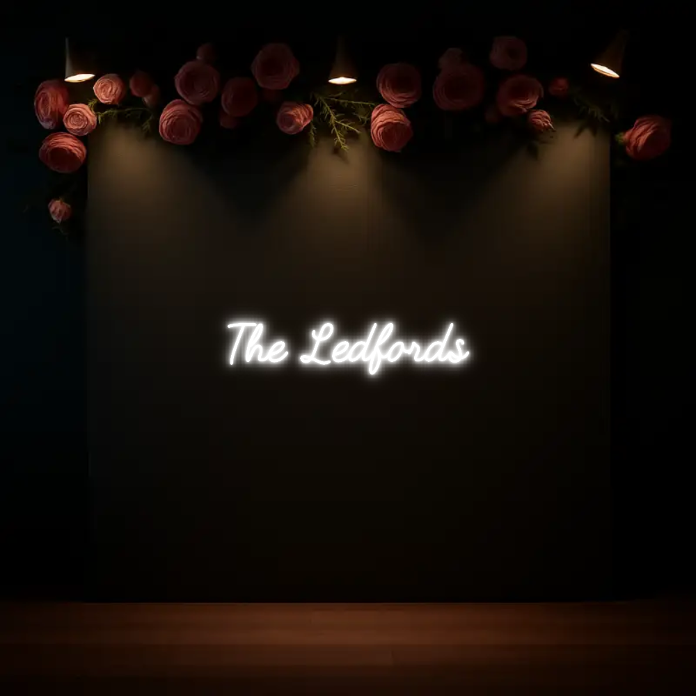 CREATE YOUR OWN WEDDING NEON SIGN The Ledfords