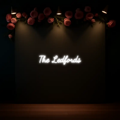 CREATE YOUR OWN WEDDING NEON SIGN The Ledfords