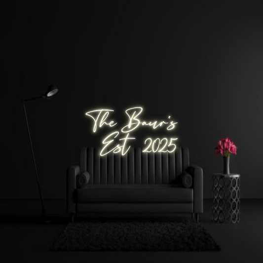 CREATE YOUR OWN WEDDING NEON SIGN The Baur's
E...