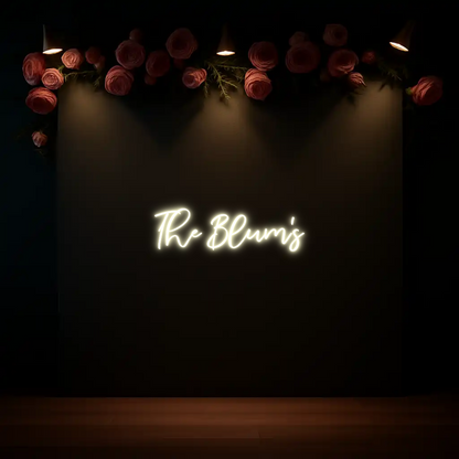 CREATE YOUR OWN WEDDING NEON SIGN The Blum’s