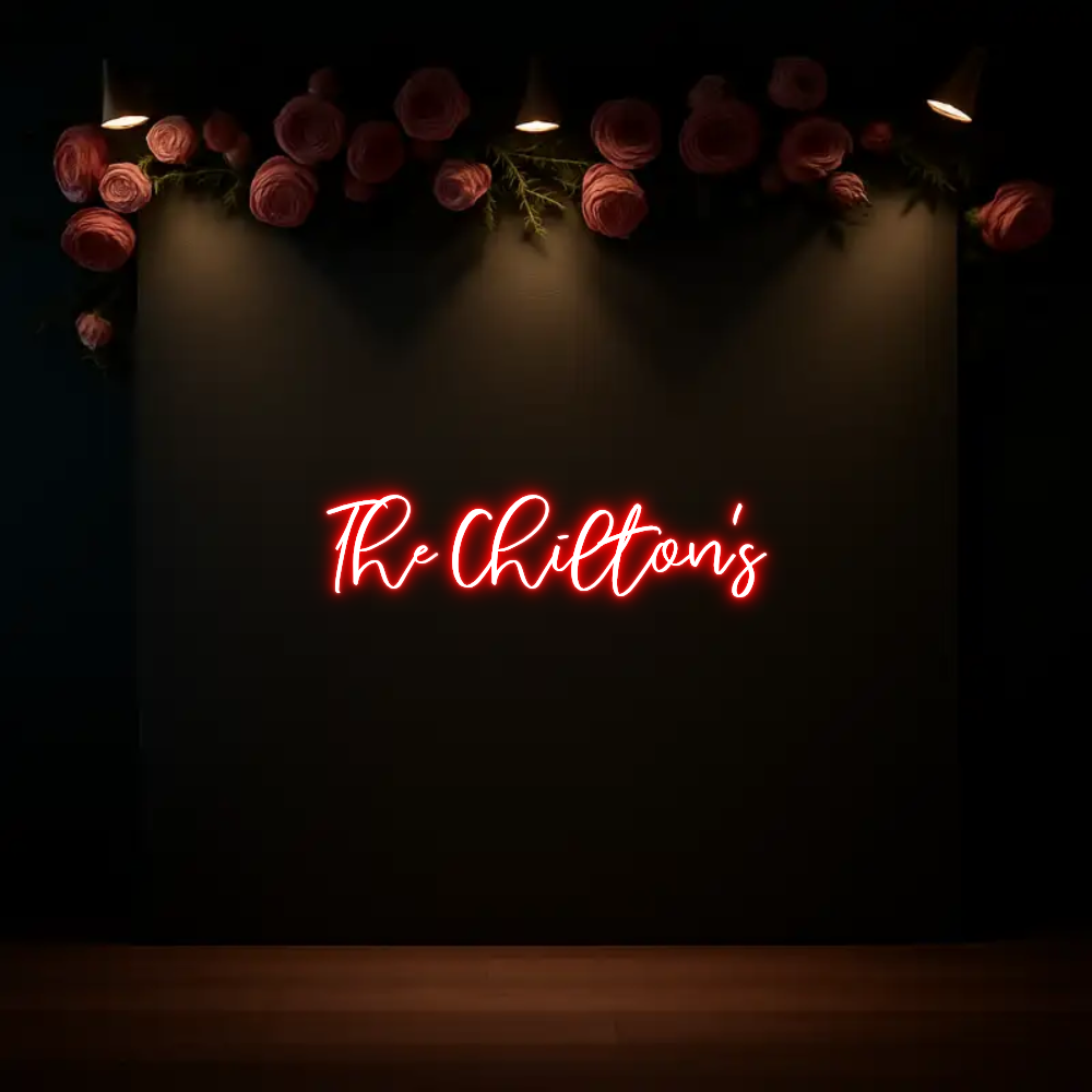 CREATE YOUR OWN WEDDING NEON SIGN The Chilton's