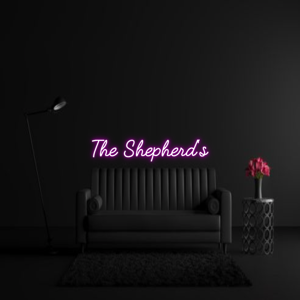 CREATE YOUR OWN WEDDING NEON SIGN The Shepherd's