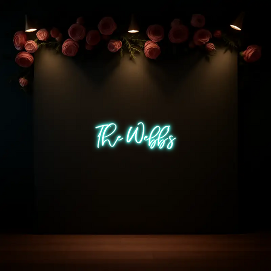 CREATE YOUR OWN WEDDING NEON SIGN The Webb's