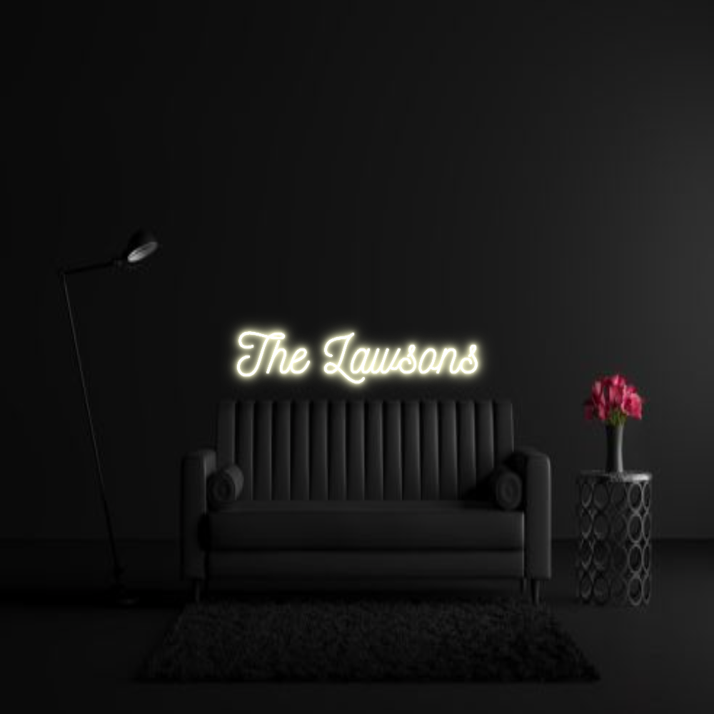 CREATE YOUR OWN WEDDING NEON SIGN The Lawsons