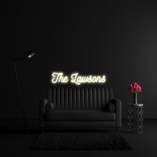 CREATE YOUR OWN WEDDING NEON SIGN The Lawsons