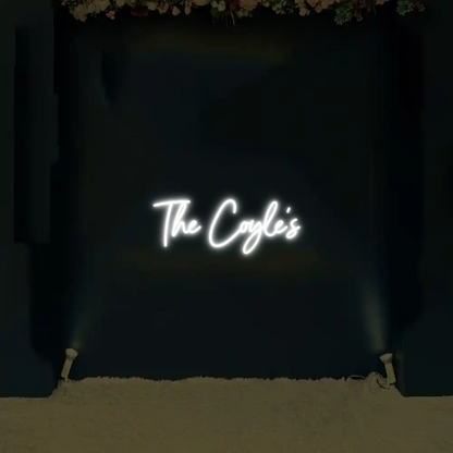 CREATE YOUR OWN WEDDING NEON SIGN The Coyle’s