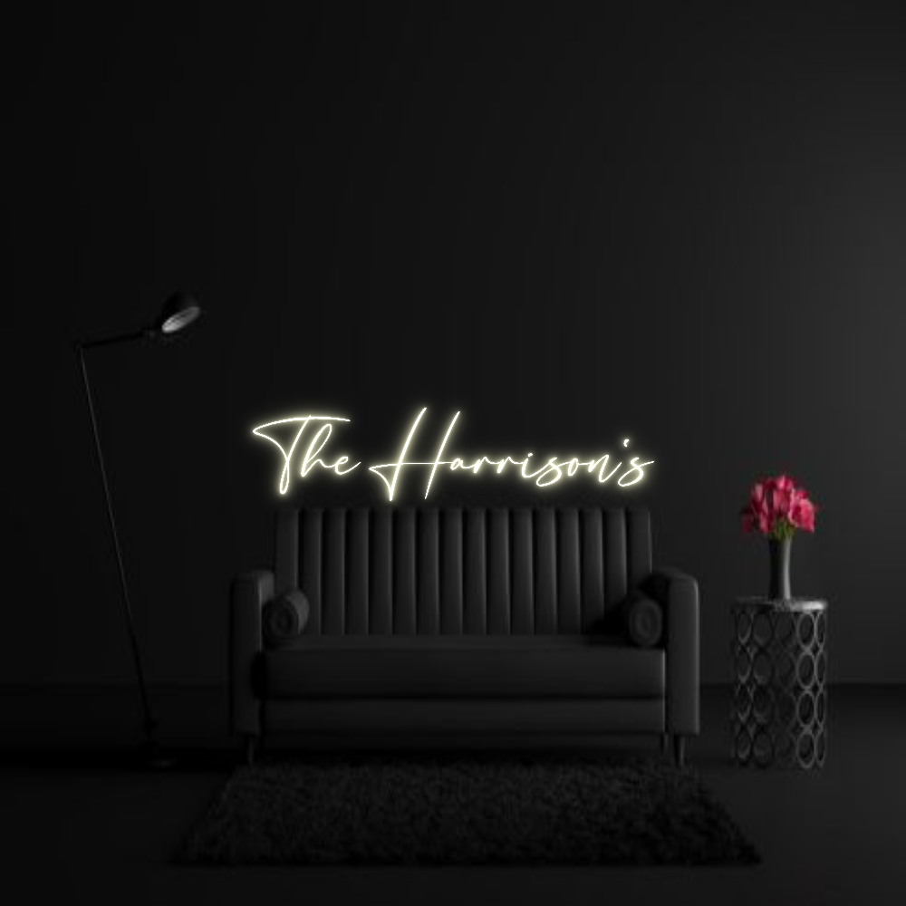 CREATE YOUR OWN WEDDING NEON SIGN The Harrison's