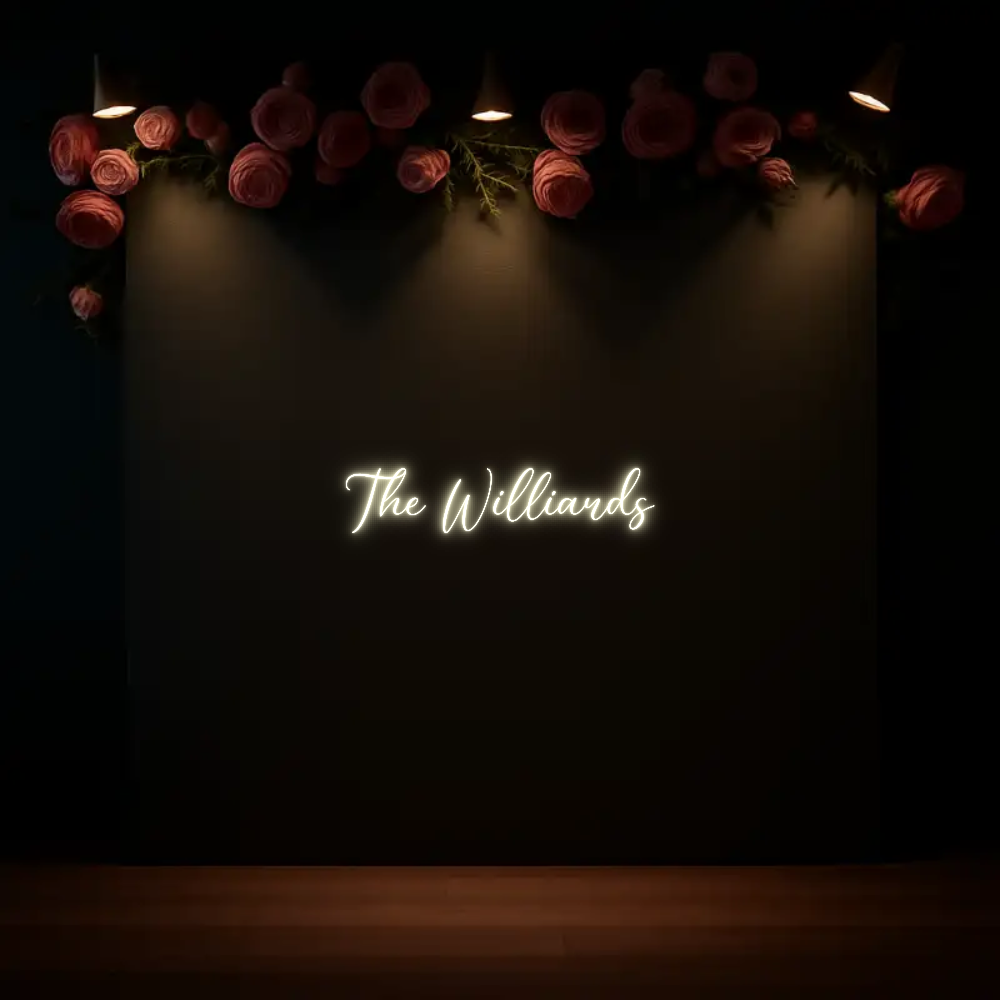 CREATE YOUR OWN WEDDING NEON SIGN The Williards